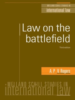cover image of Law on the Battlefield